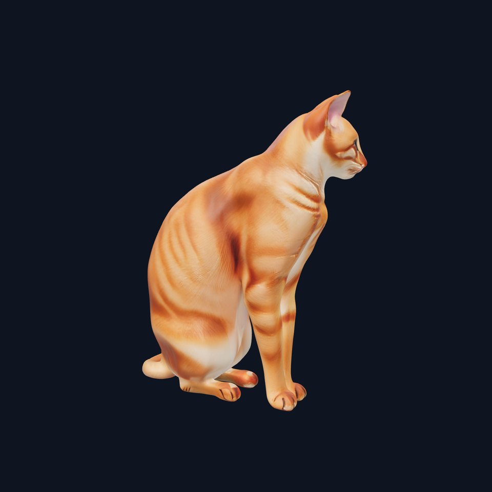 Ginger Cat Elegance model pack